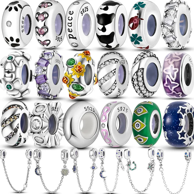 925 Sterling Silver Round Charms - Batch 70