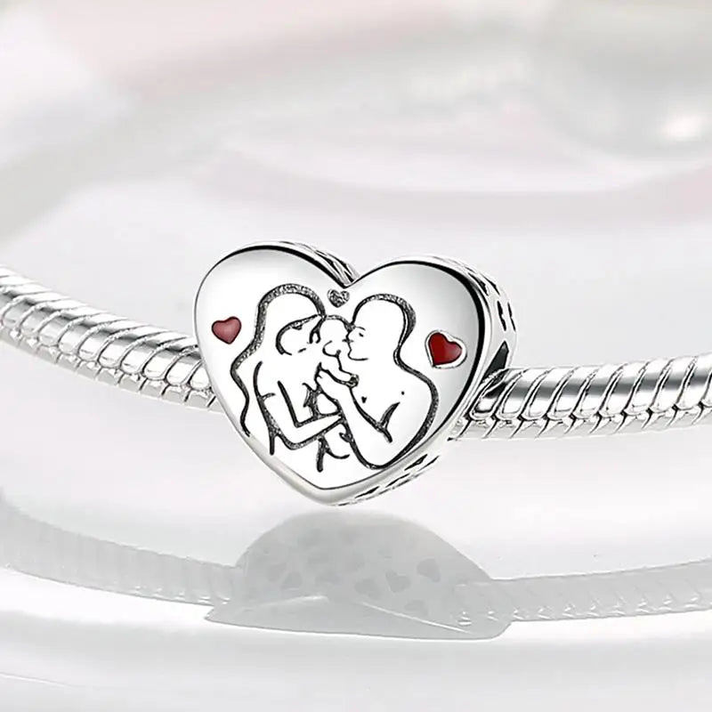 925 Sterling Silver Family Theme Charms - Batch 67